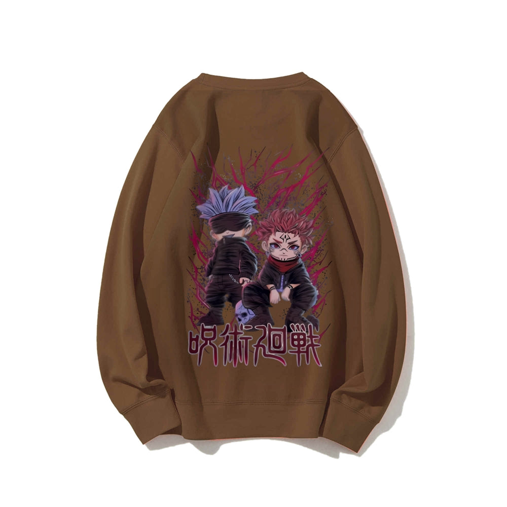 Casual Crewneck Sweatshirt Jujutsu Kaisen