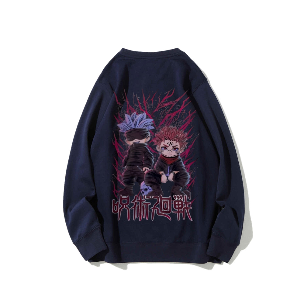 Casual Crewneck Sweatshirt Jujutsu Kaisen