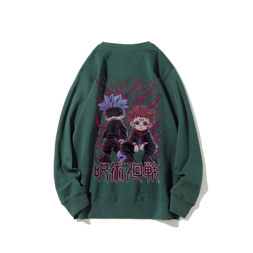 Casual Crewneck Sweatshirt Jujutsu Kaisen