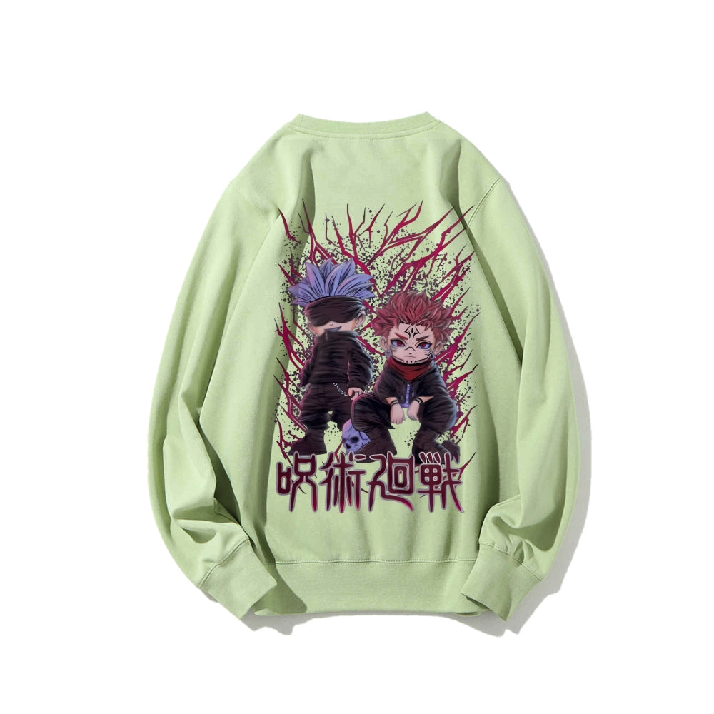Casual Crewneck Sweatshirt Jujutsu Kaisen