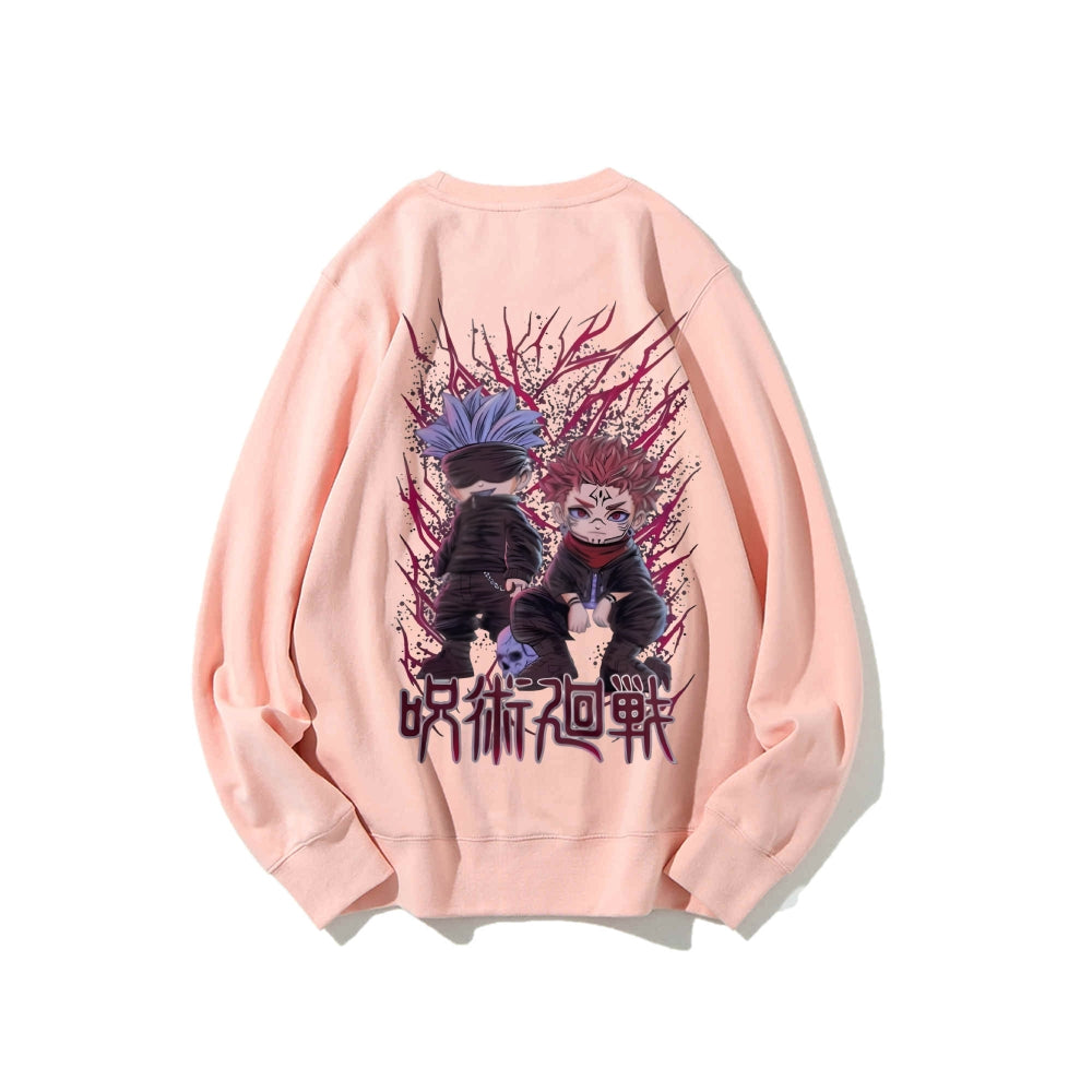 Casual Crewneck Sweatshirt Jujutsu Kaisen