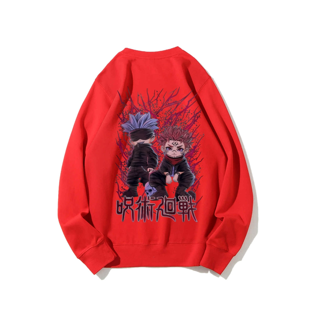 Casual Crewneck Sweatshirt Jujutsu Kaisen