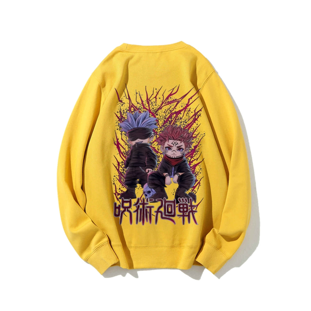 Casual Crewneck Sweatshirt Jujutsu Kaisen