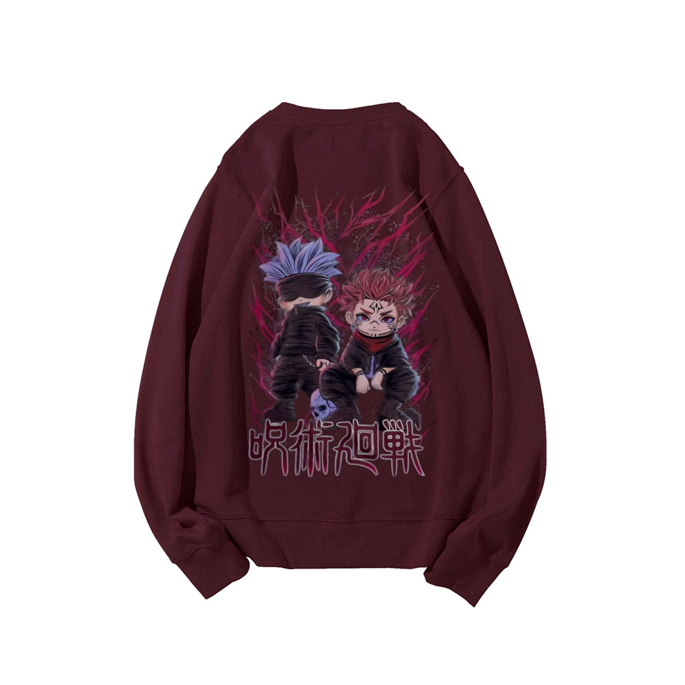 Casual Crewneck Sweatshirt Jujutsu Kaisen