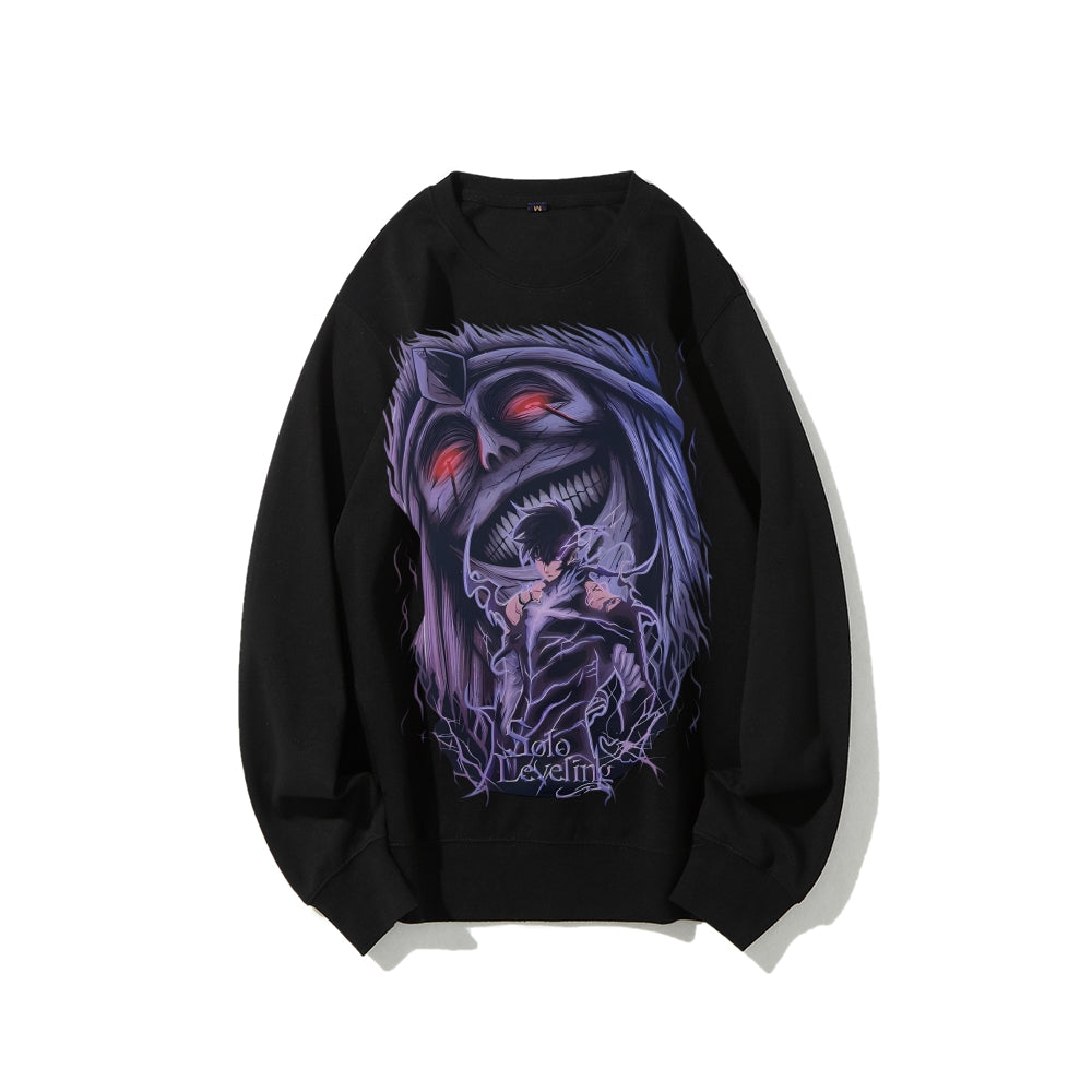 Casual Crewneck Sweatshirt Solo Leveling