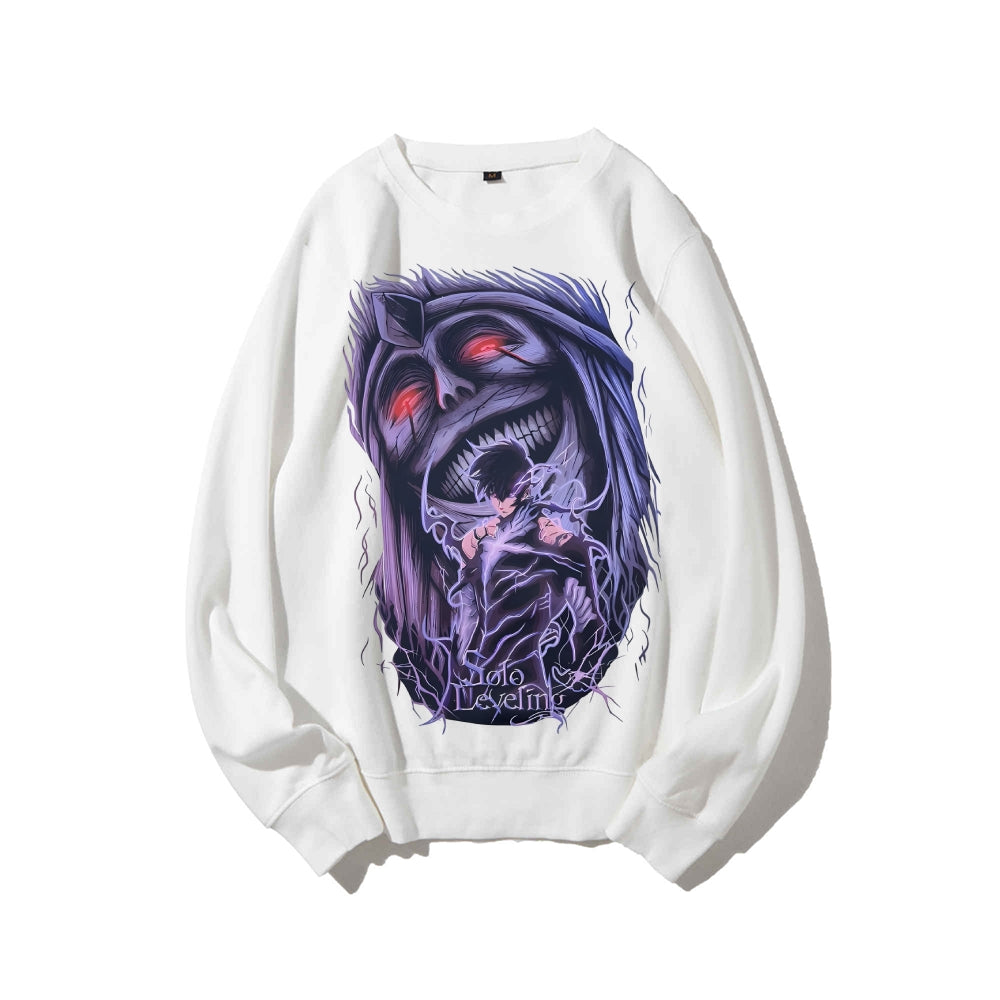 Casual Crewneck Sweatshirt Solo Leveling