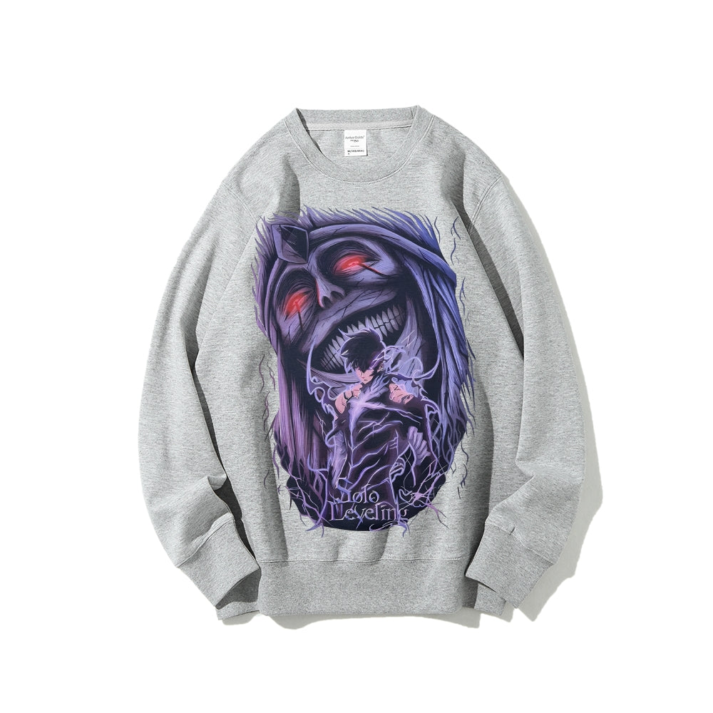 Casual Crewneck Sweatshirt Solo Leveling