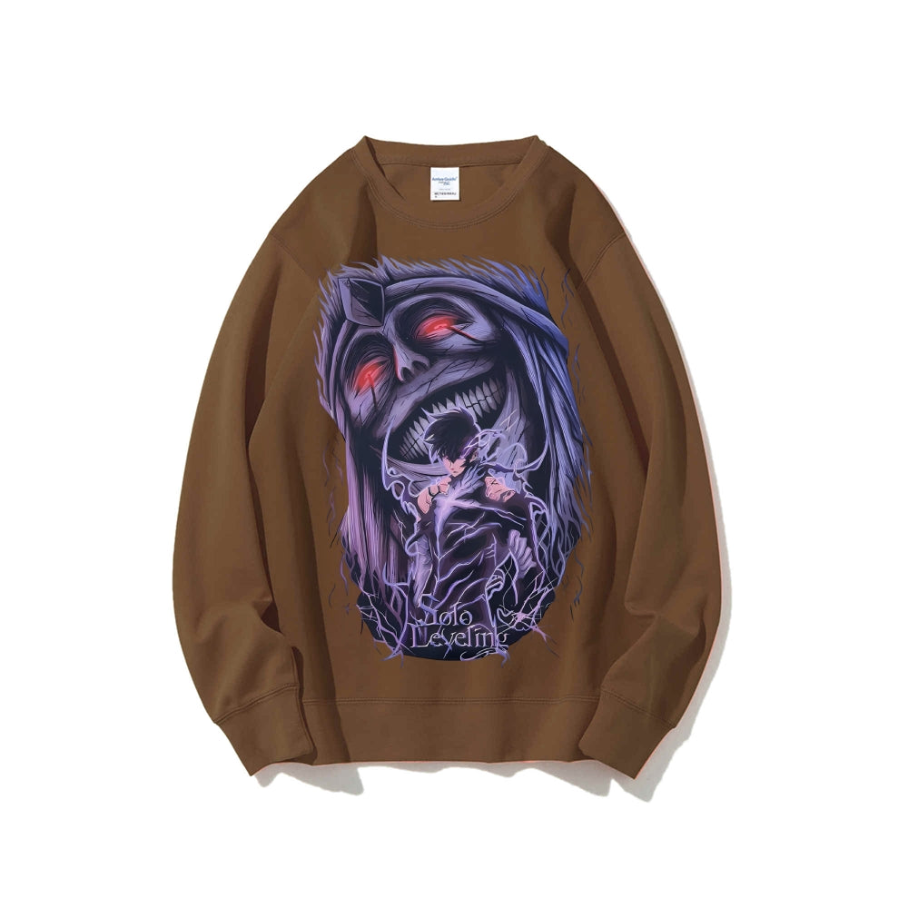 Casual Crewneck Sweatshirt Solo Leveling
