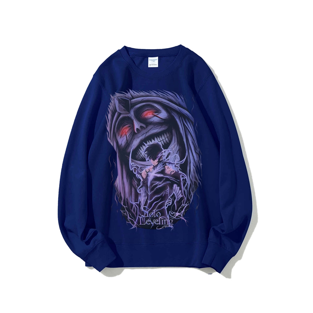 Casual Crewneck Sweatshirt Solo Leveling