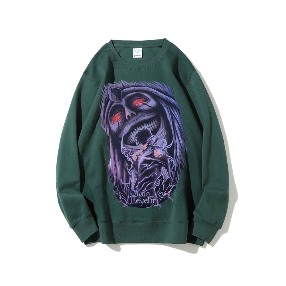 Casual Crewneck Sweatshirt Solo Leveling