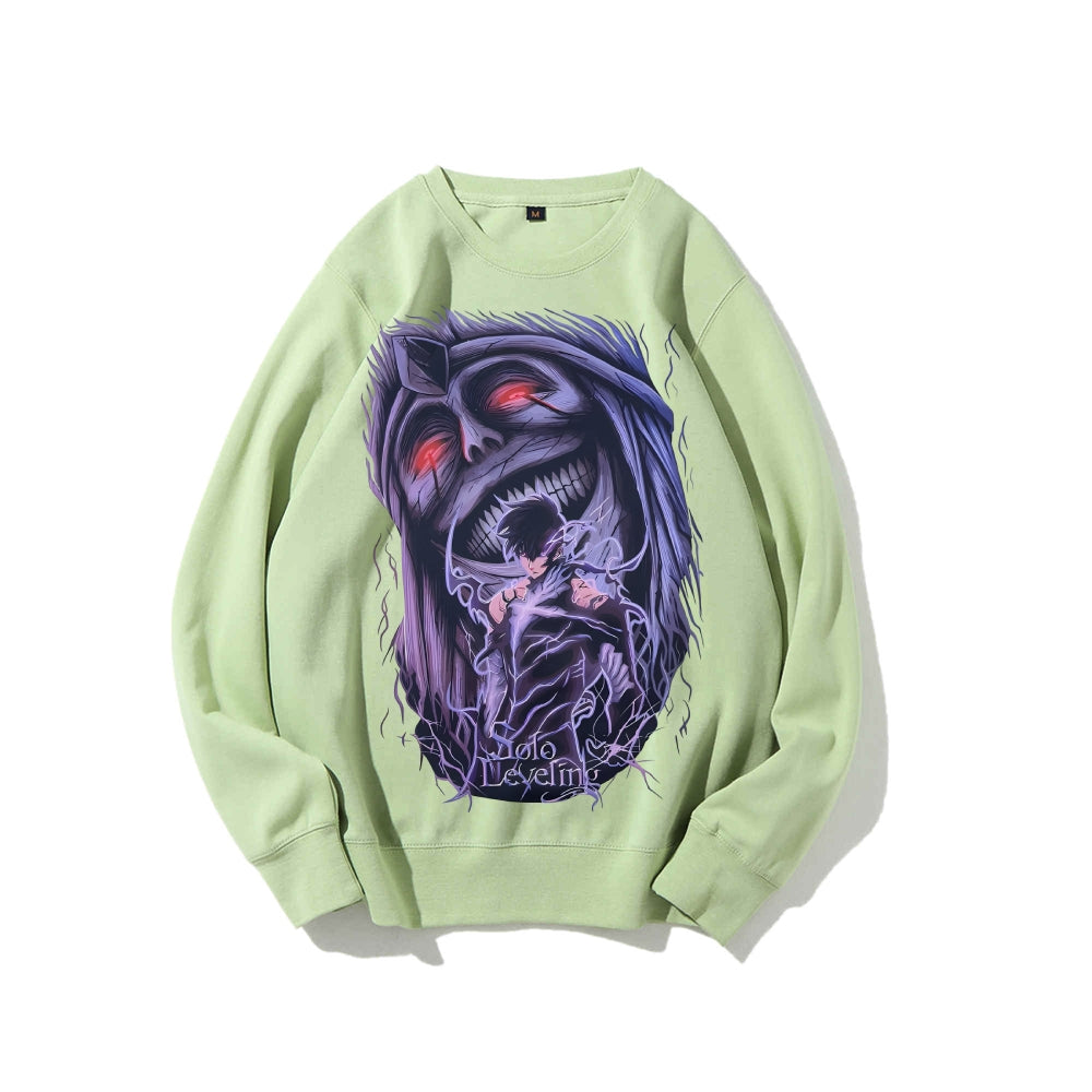 Casual Crewneck Sweatshirt Solo Leveling