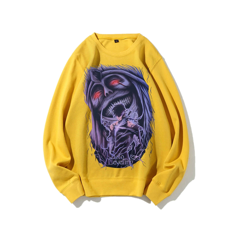 Casual Crewneck Sweatshirt Solo Leveling