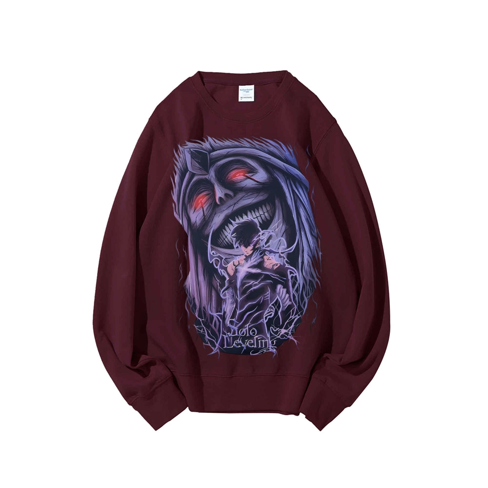 Casual Crewneck Sweatshirt Solo Leveling