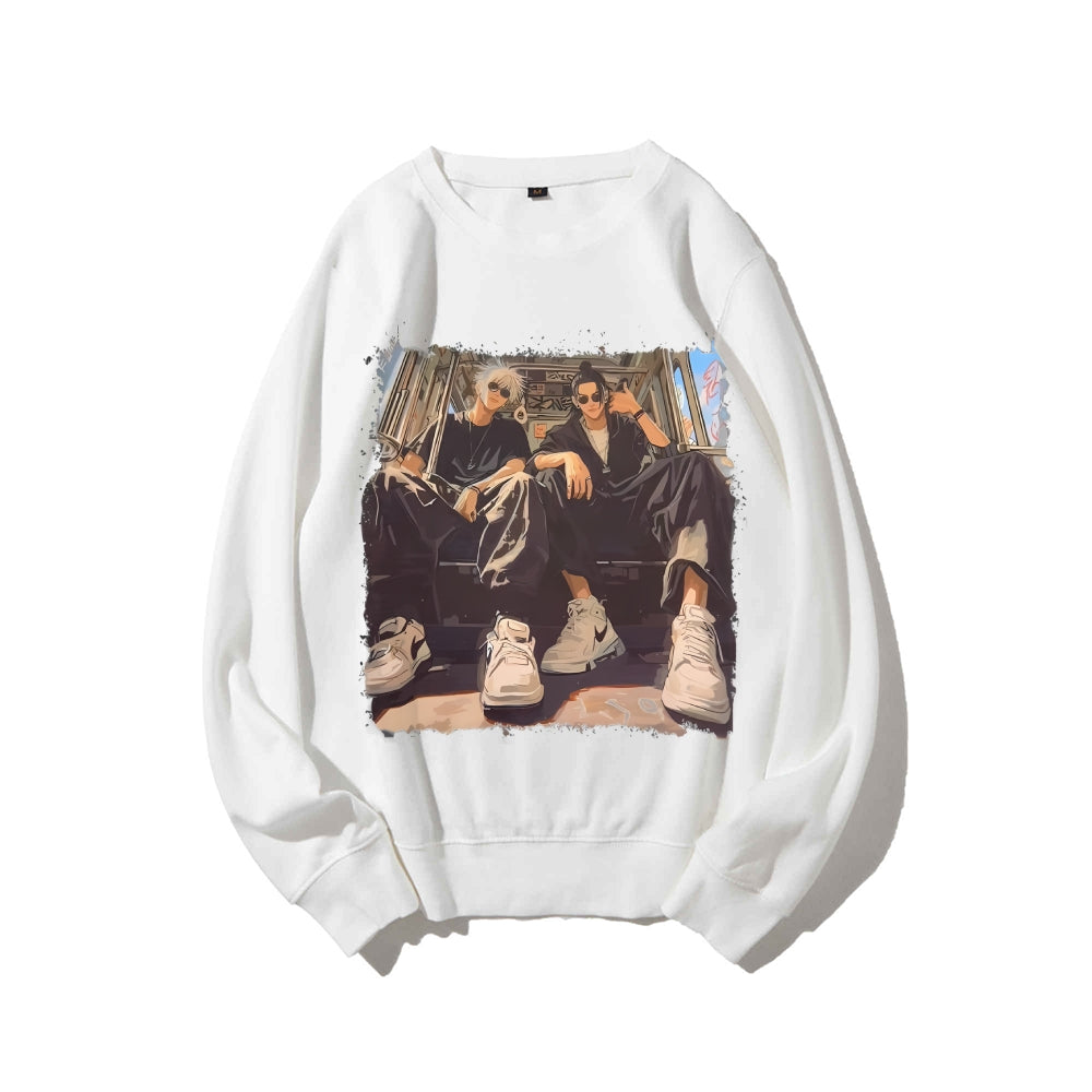 Casual Crewneck Sweatshirt Jujutsu Kaisen