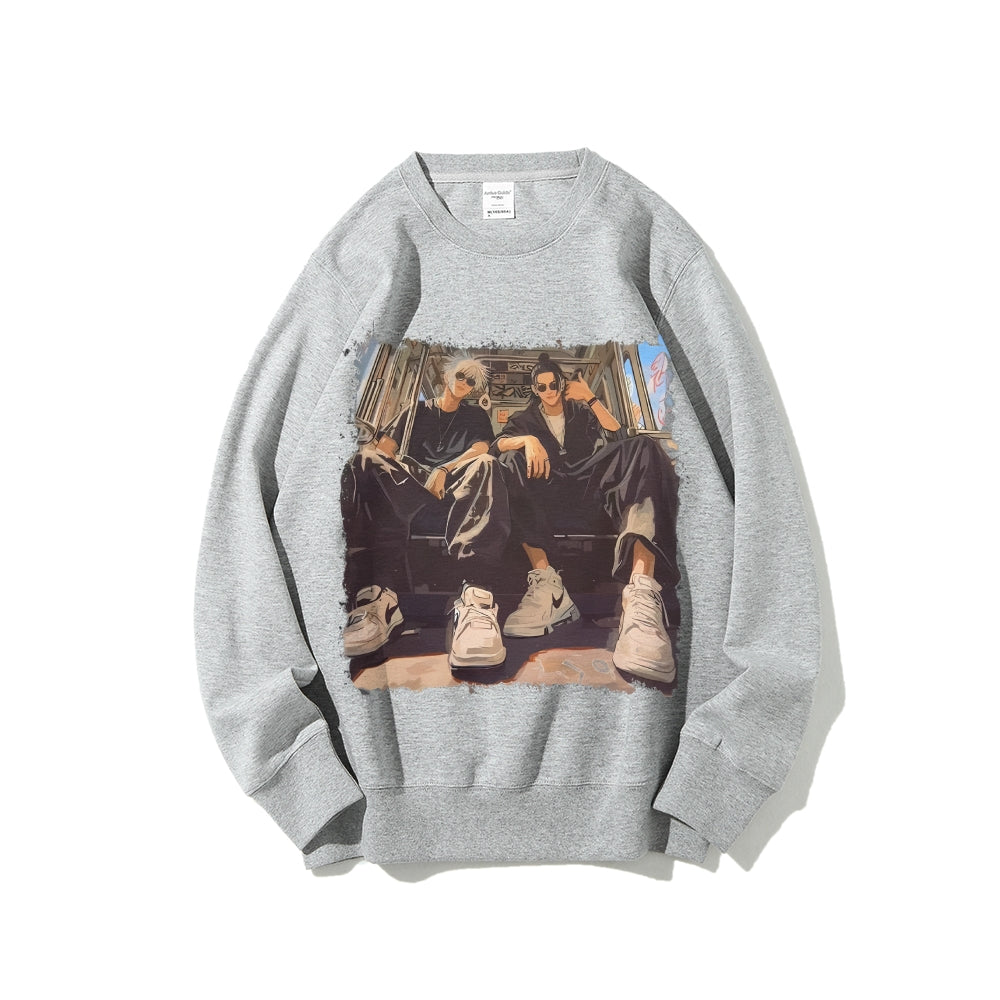 Casual Crewneck Sweatshirt Jujutsu Kaisen
