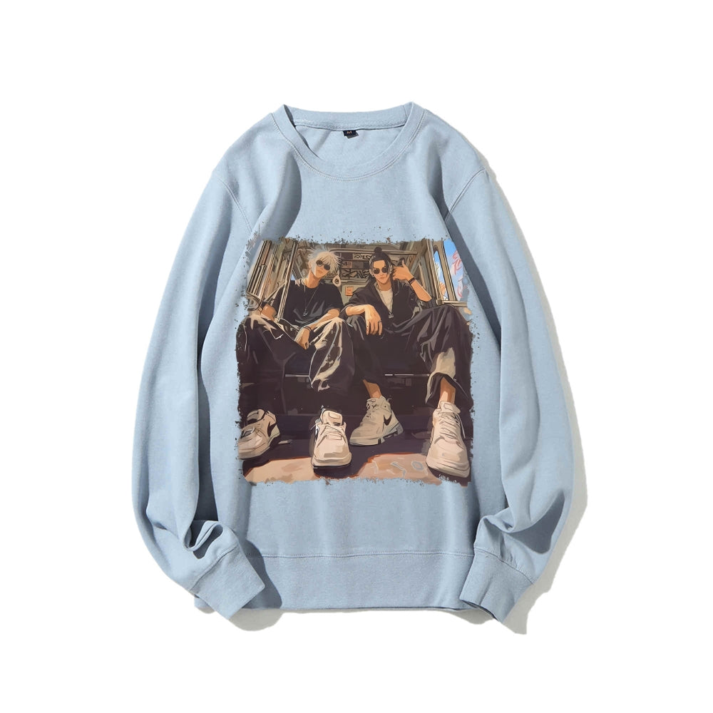 Casual Crewneck Sweatshirt Jujutsu Kaisen