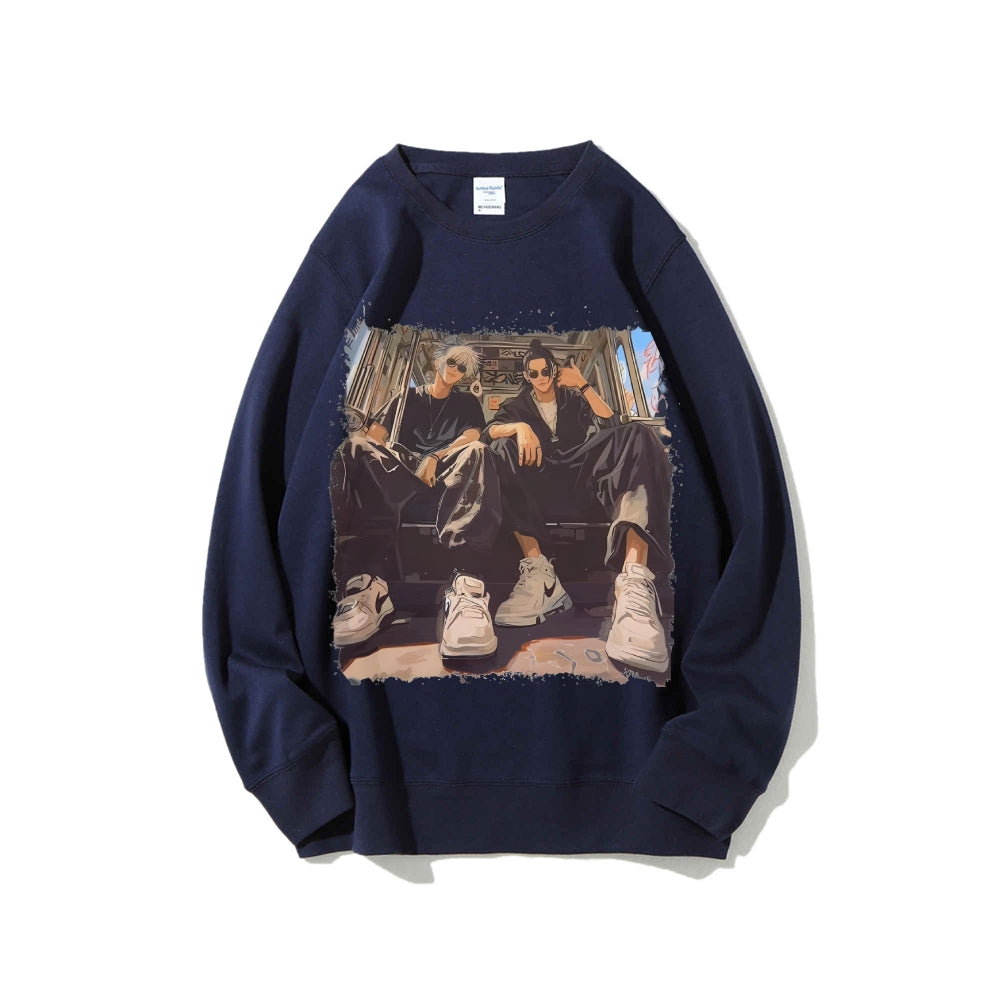 Casual Crewneck Sweatshirt Jujutsu Kaisen