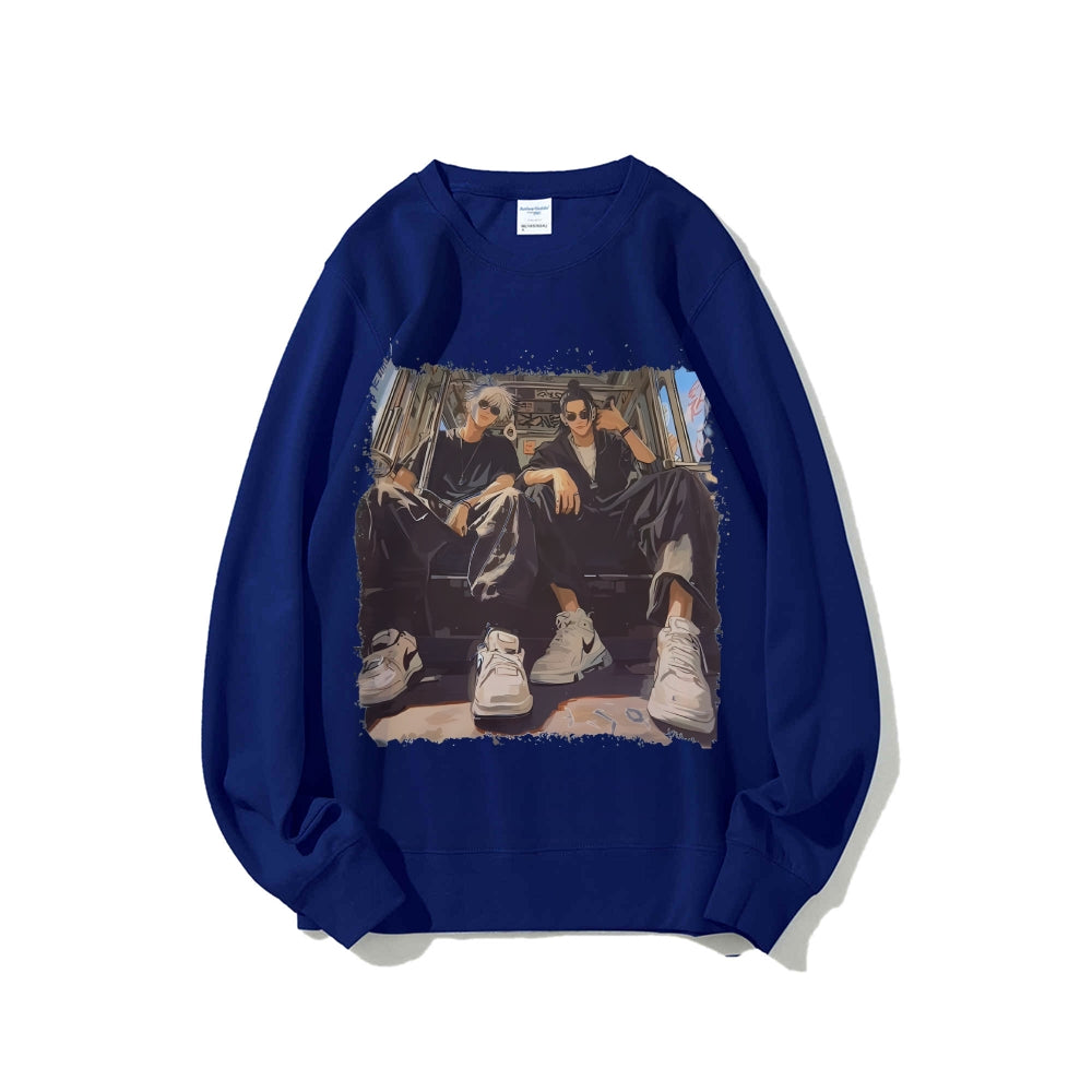 Casual Crewneck Sweatshirt Jujutsu Kaisen