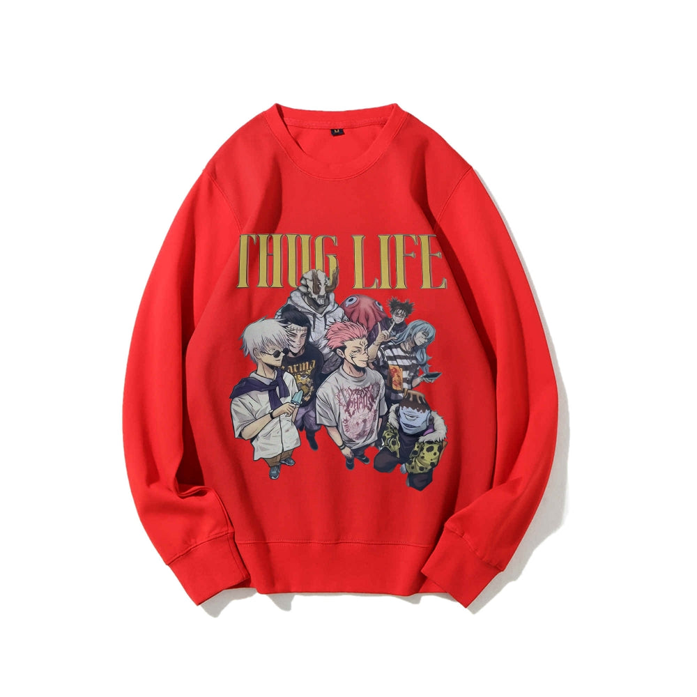 Casual Crewneck Sweatshirt Jujutsu Kaisen