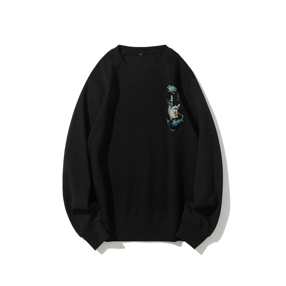 Casual Crewneck Sweatshirt Jujutsu Kaisen
