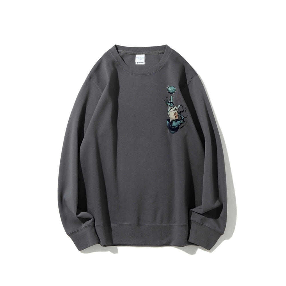 Casual Crewneck Sweatshirt Jujutsu Kaisen