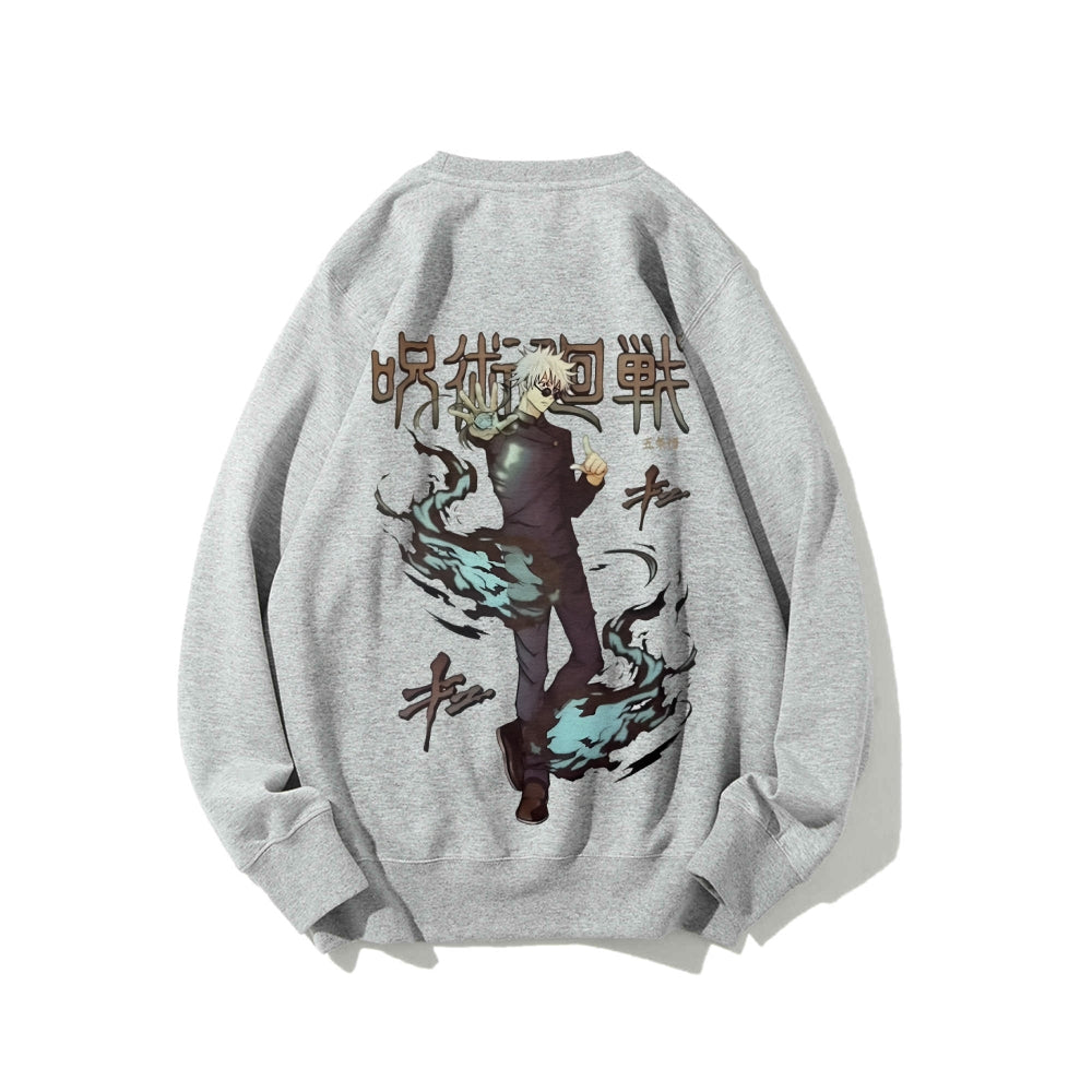 Casual Crewneck Sweatshirt Jujutsu Kaisen