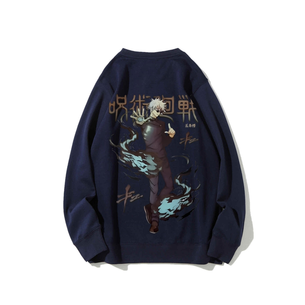 Casual Crewneck Sweatshirt Jujutsu Kaisen