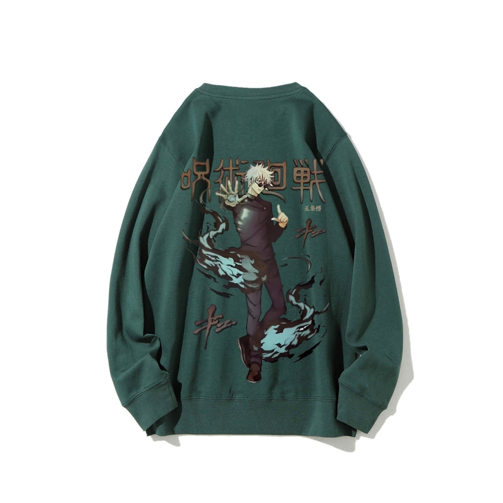 Casual Crewneck Sweatshirt Jujutsu Kaisen