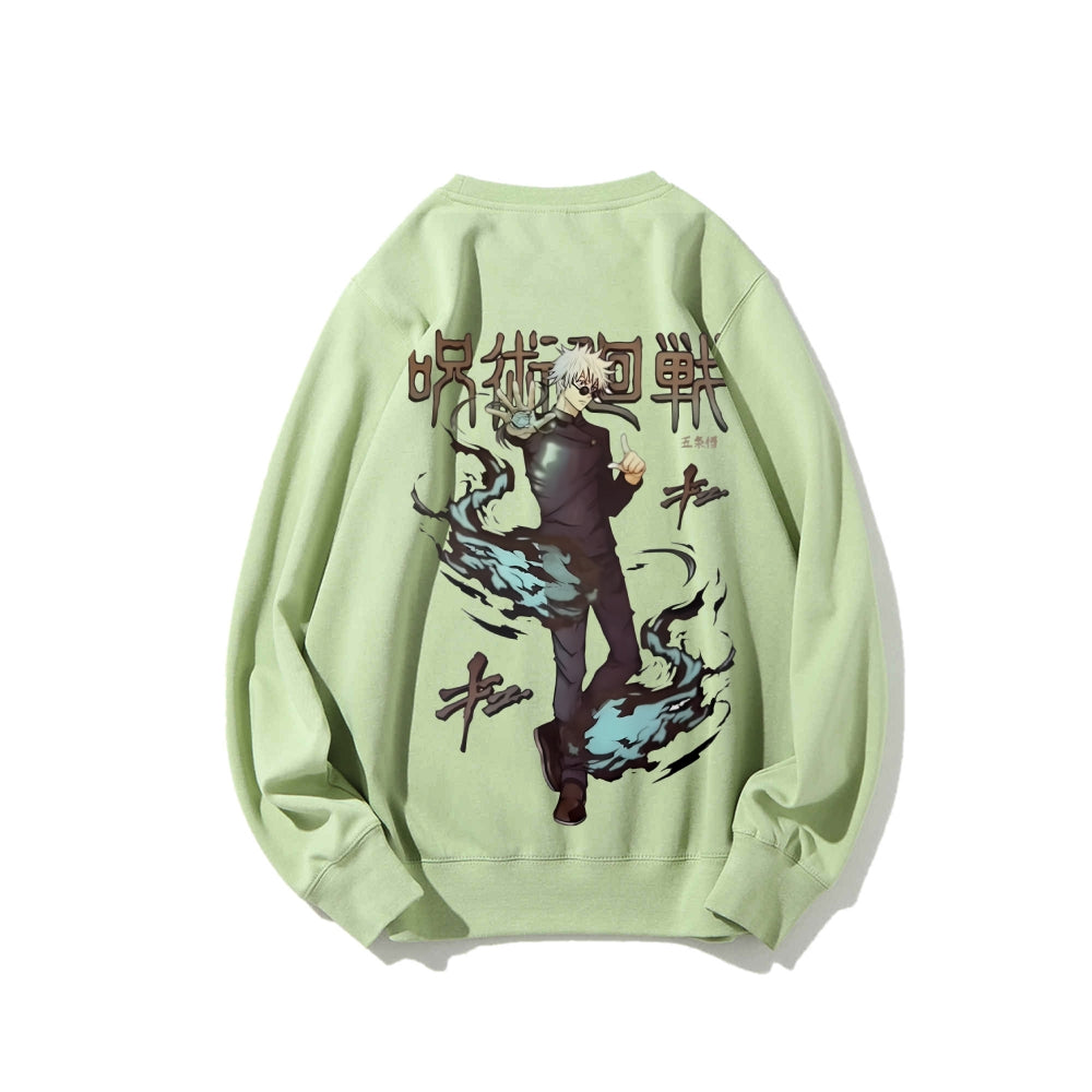 Casual Crewneck Sweatshirt Jujutsu Kaisen