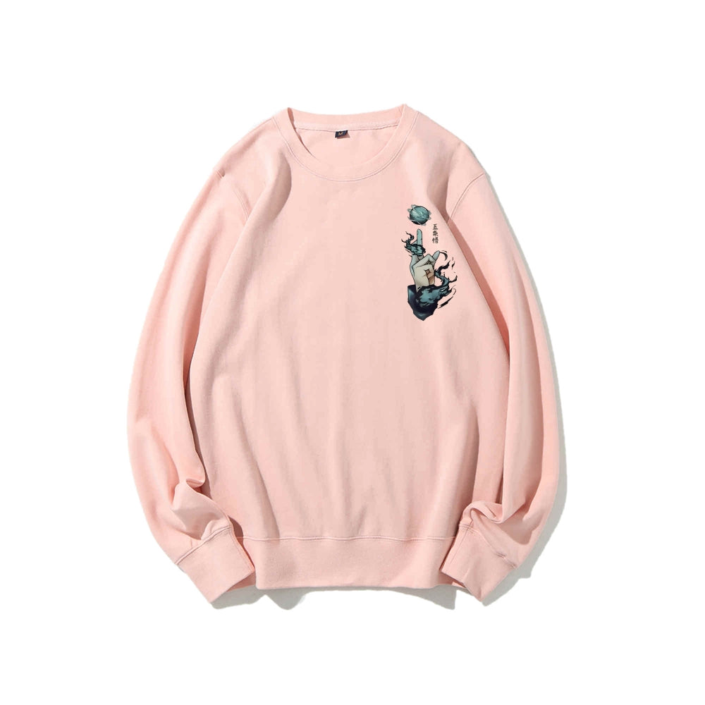 Casual Crewneck Sweatshirt Jujutsu Kaisen
