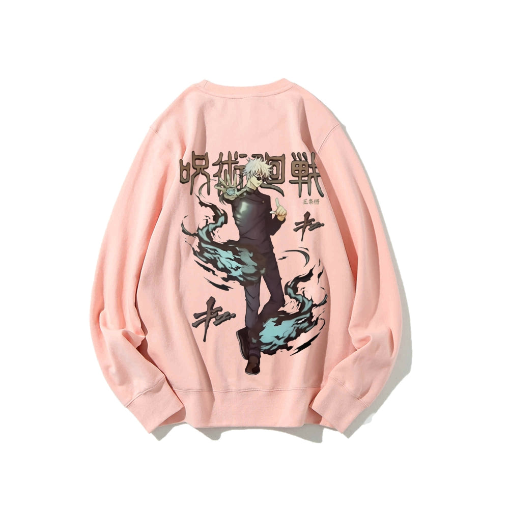 Casual Crewneck Sweatshirt Jujutsu Kaisen