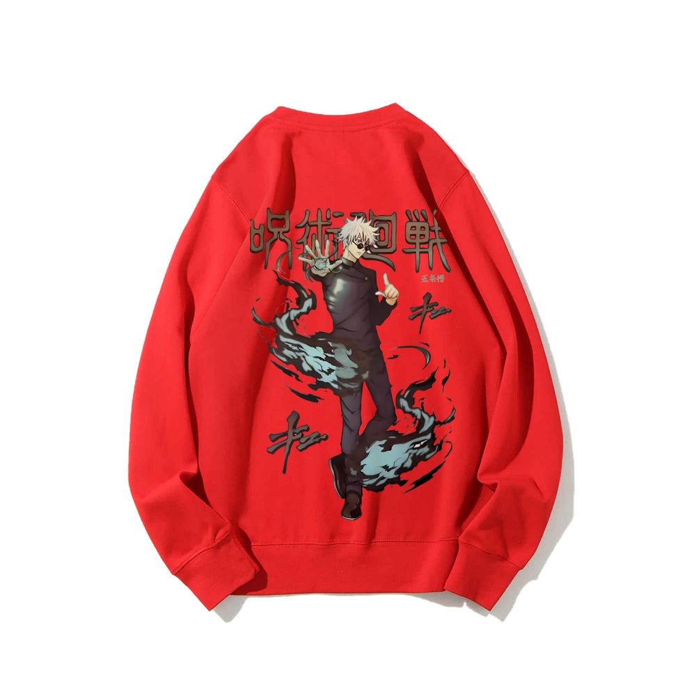 Casual Crewneck Sweatshirt Jujutsu Kaisen