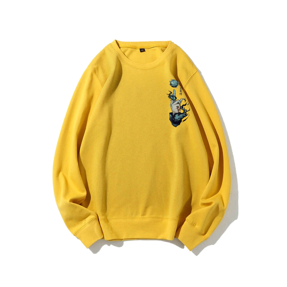 Casual Crewneck Sweatshirt Jujutsu Kaisen