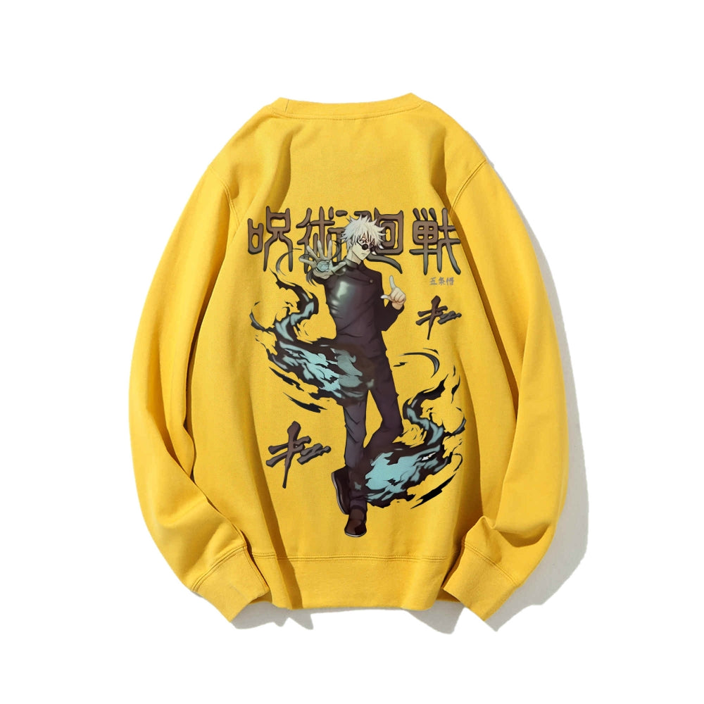 Casual Crewneck Sweatshirt Jujutsu Kaisen