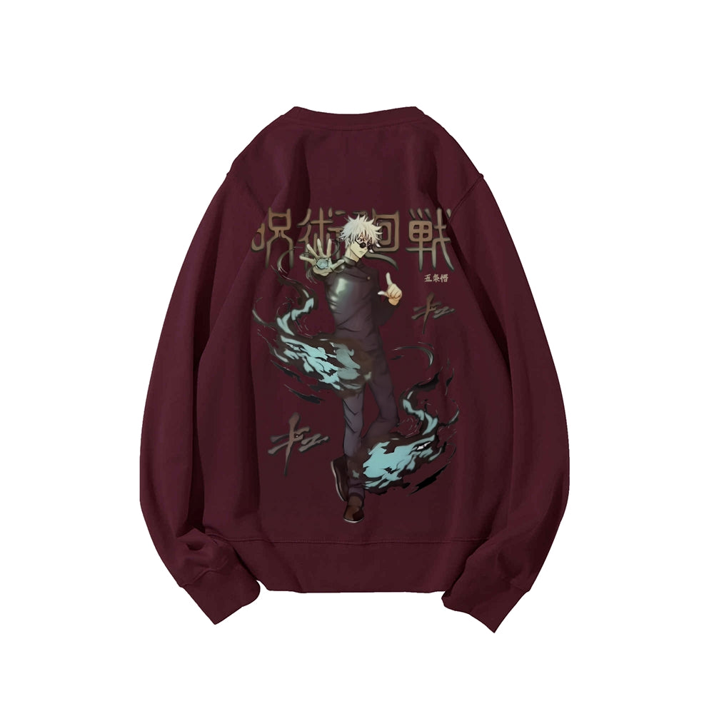 Casual Crewneck Sweatshirt Jujutsu Kaisen