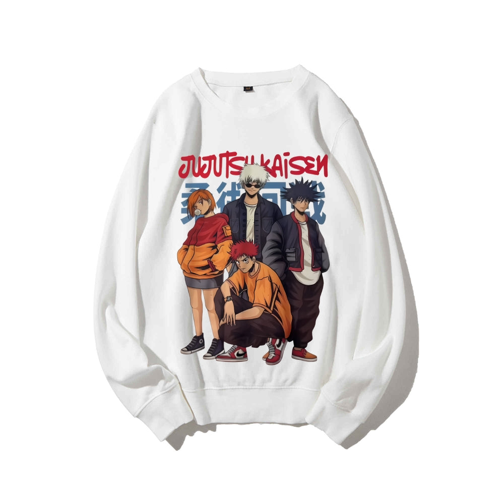 Casual Crewneck Sweatshirt Jujutsu Kaisen