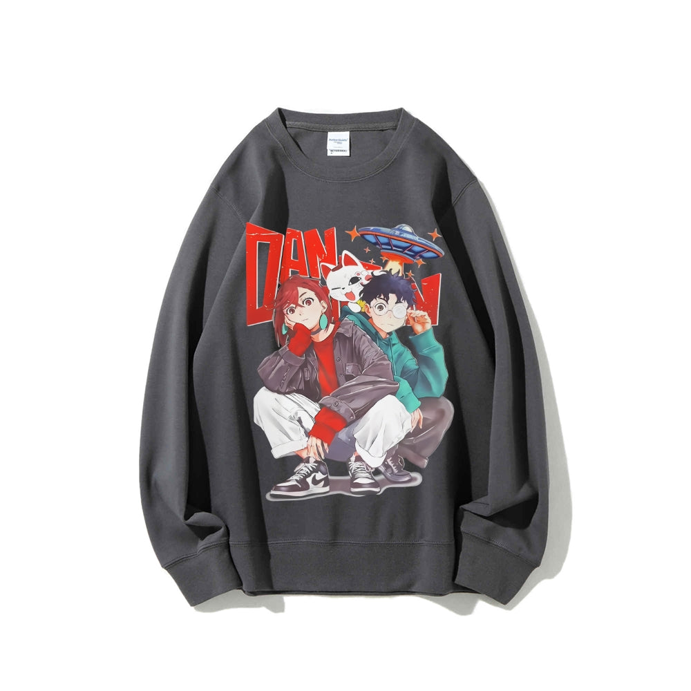 Casual Crewneck Sweatshirt Dandadan