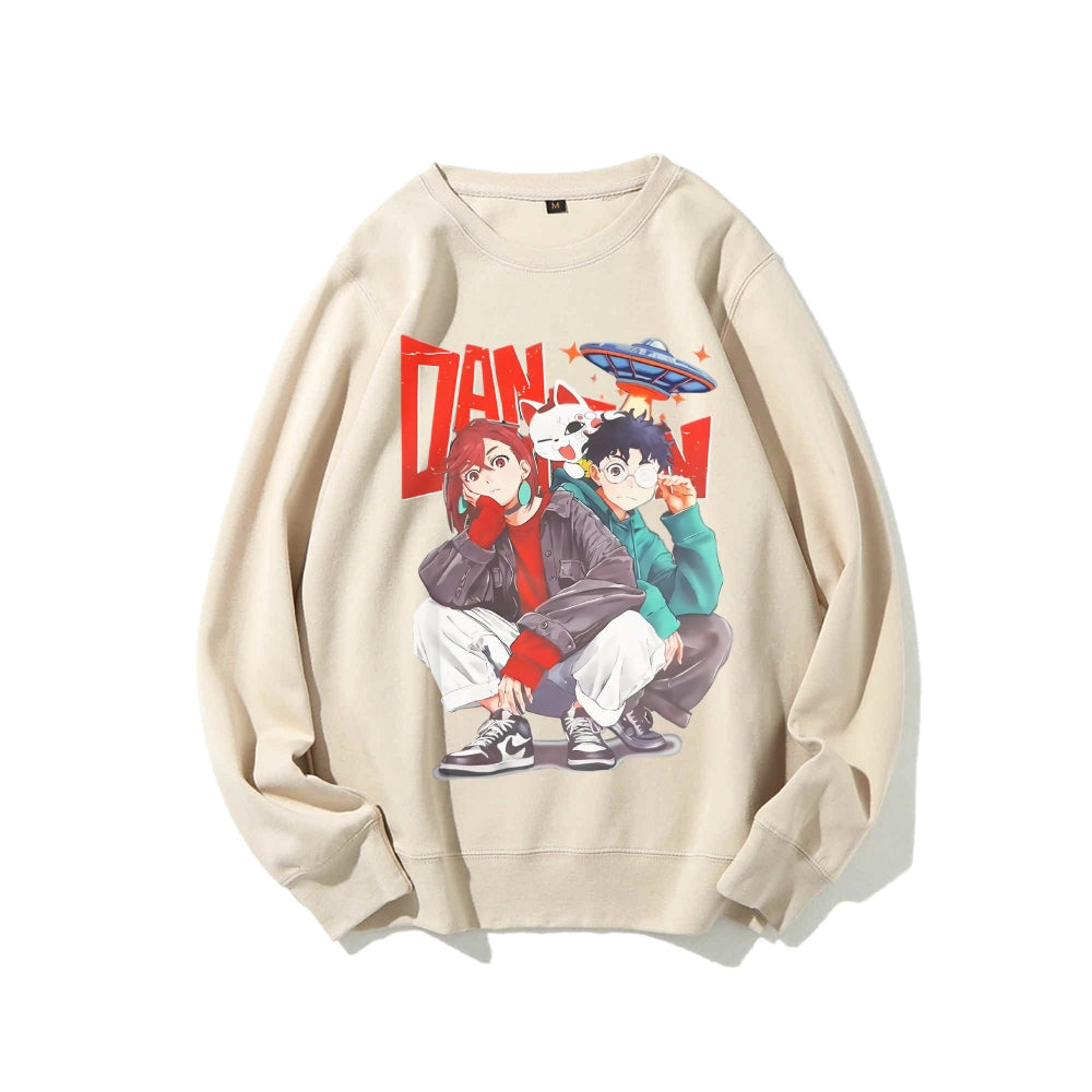 Casual Crewneck Sweatshirt Dandadan