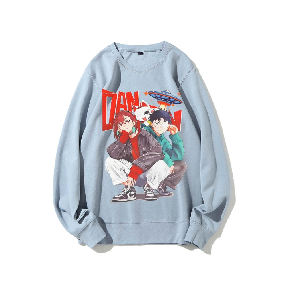 Casual Crewneck Sweatshirt Dandadan