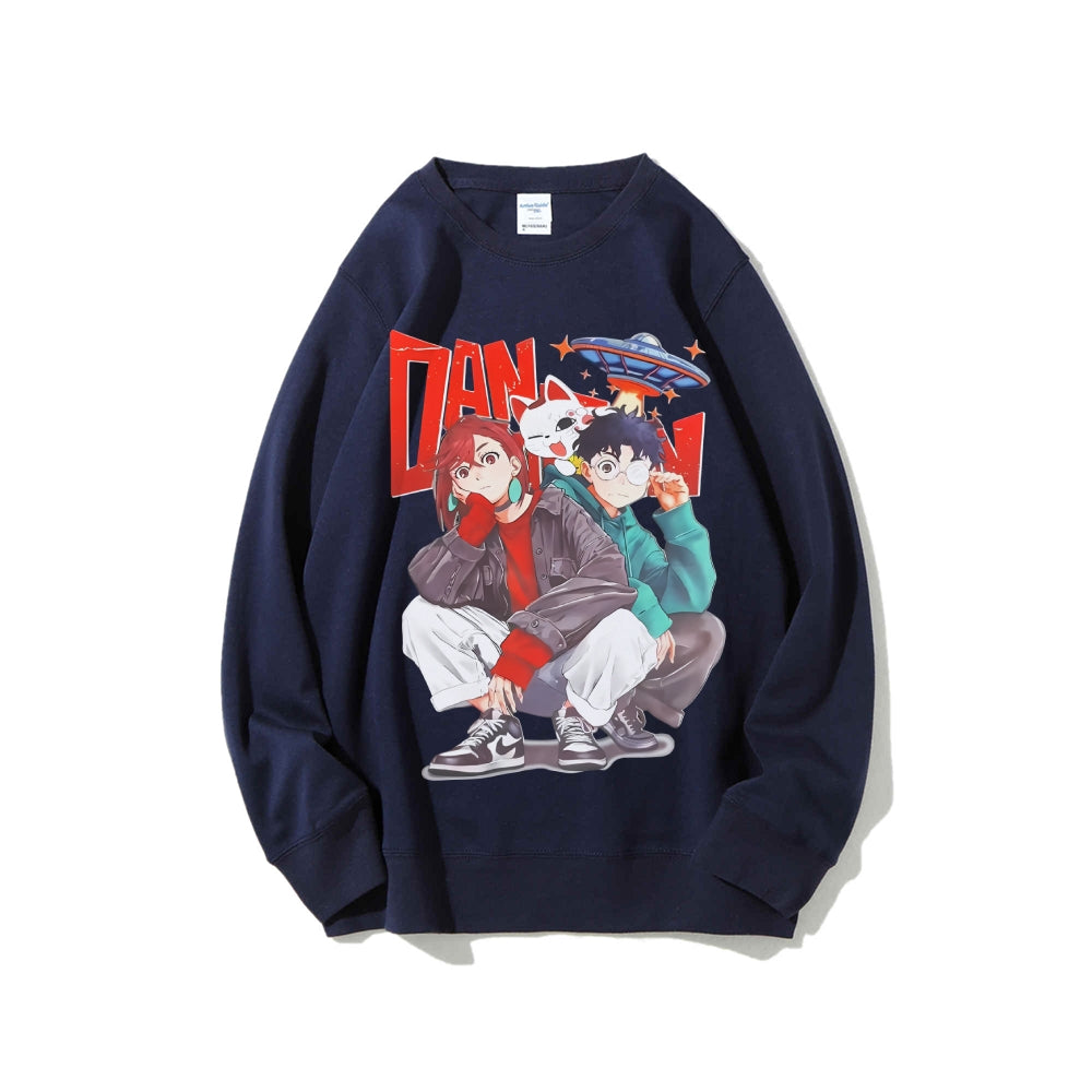 Casual Crewneck Sweatshirt Dandadan