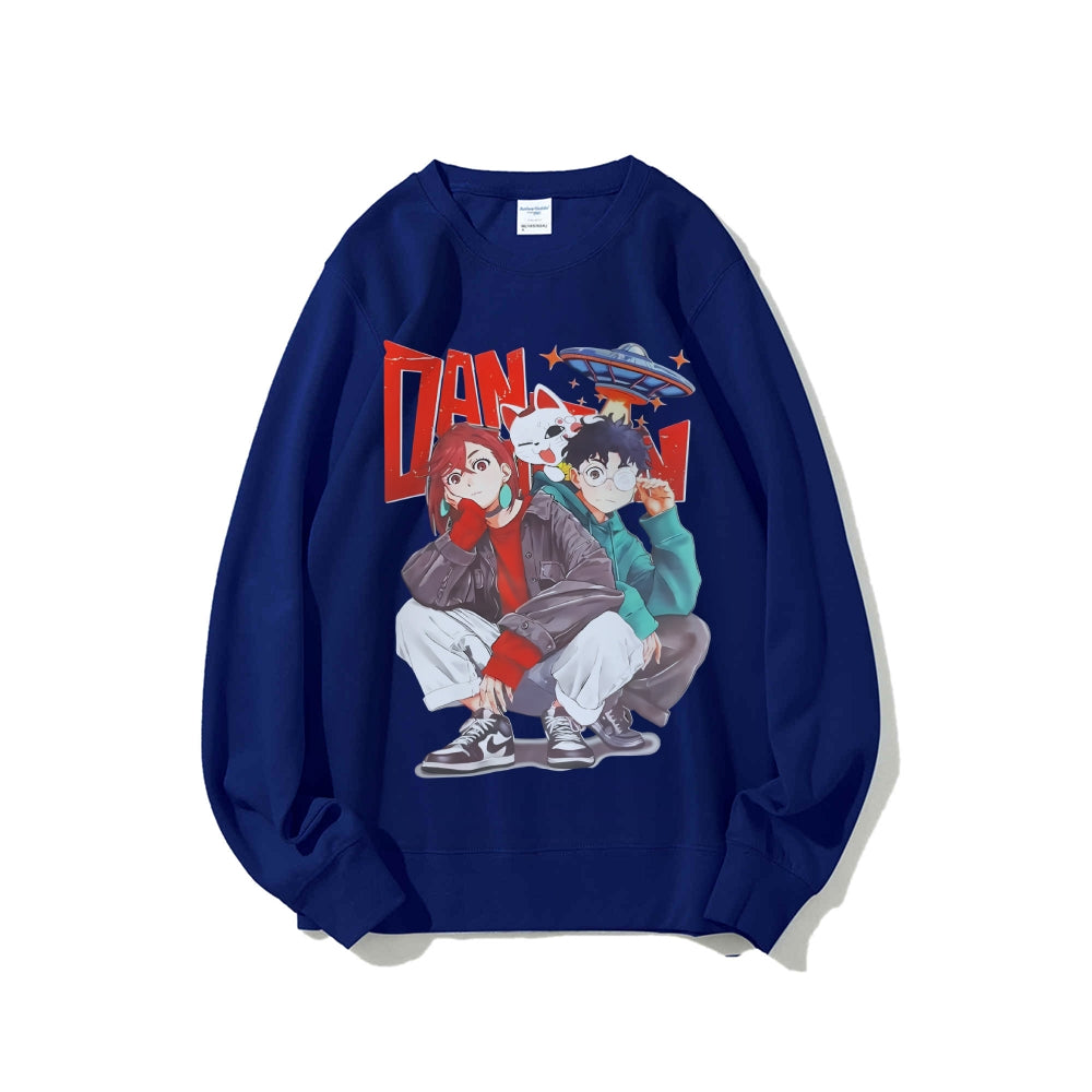 Casual Crewneck Sweatshirt Dandadan