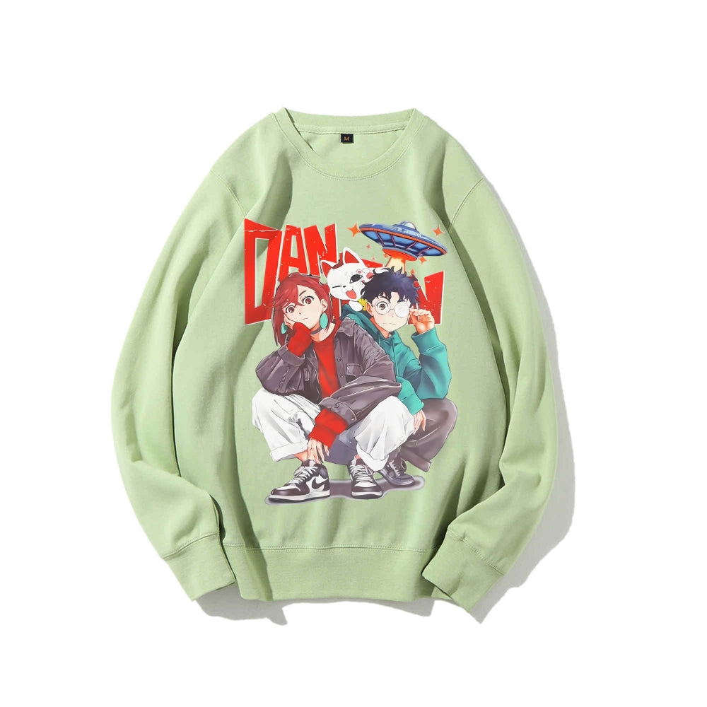 Casual Crewneck Sweatshirt Dandadan