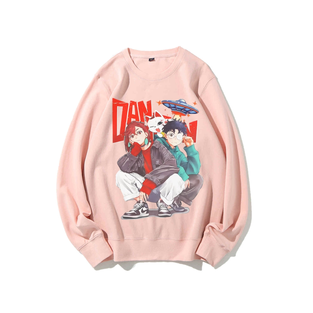 Casual Crewneck Sweatshirt Dandadan