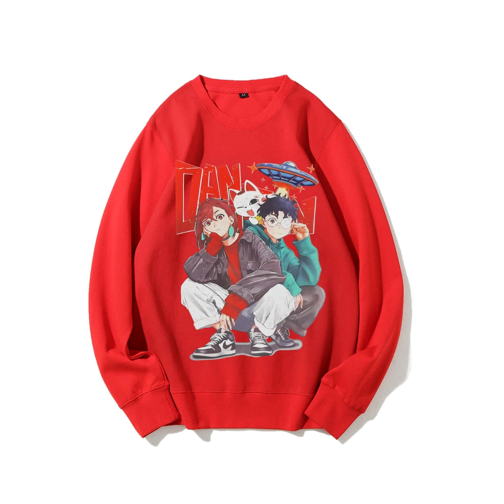 Casual Crewneck Sweatshirt Dandadan