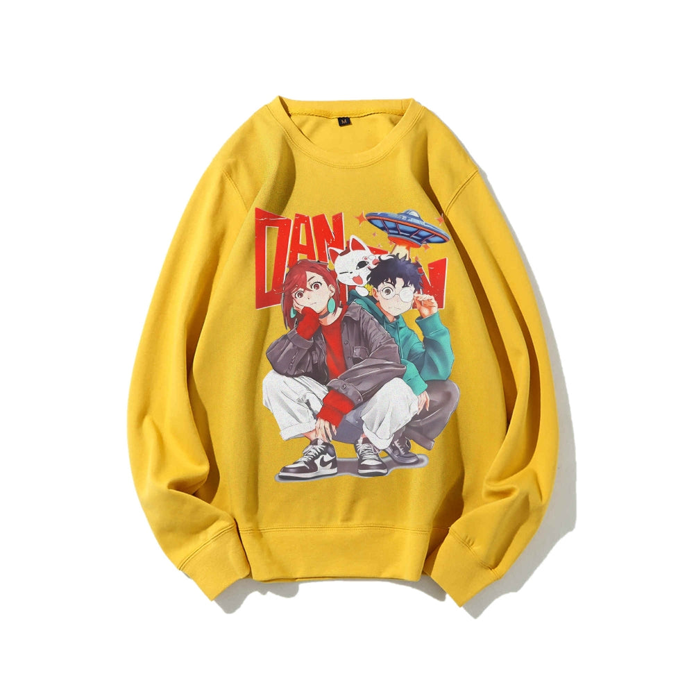 Casual Crewneck Sweatshirt Dandadan