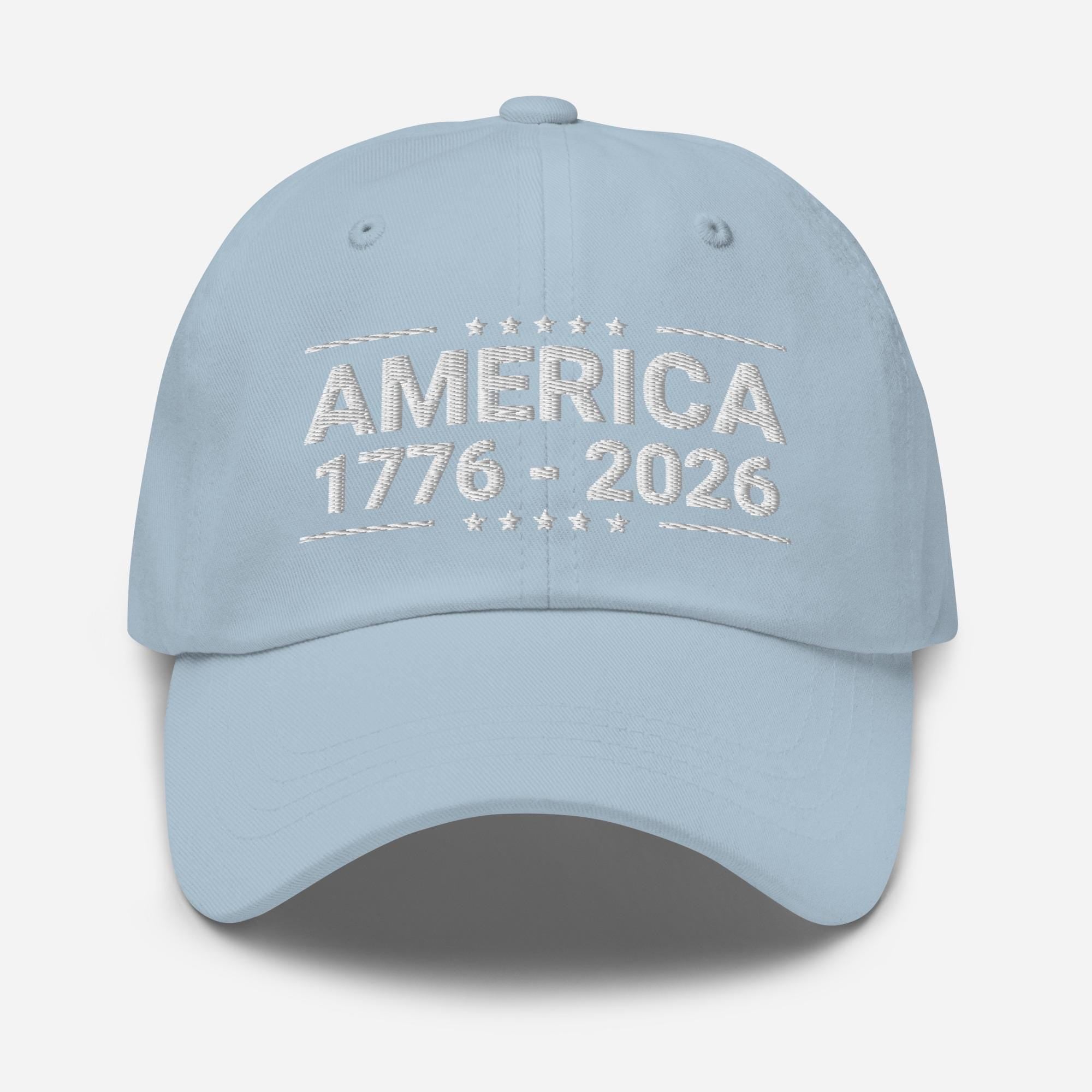 America 250th Anniversary Embroidered Cap 1776 2026 Patriot Hat