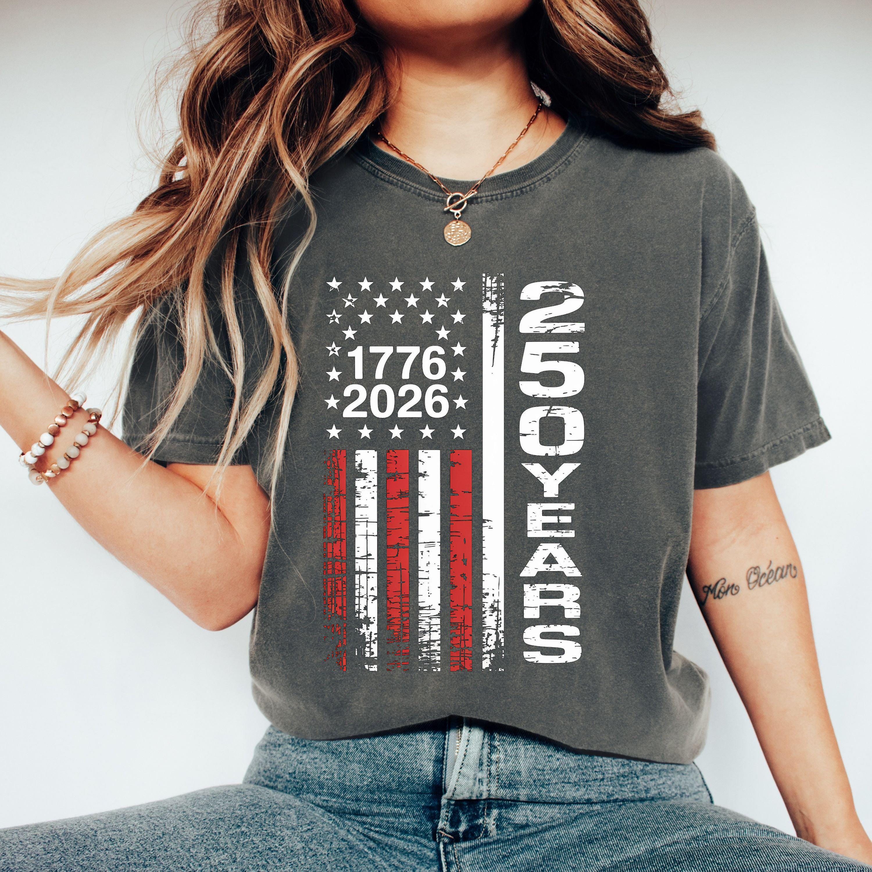 4th Of July T Shirt America Sweatshirt Usa Hoodie 250 Anniversary Patriotic 1776 2026 Usa Flag Apparel