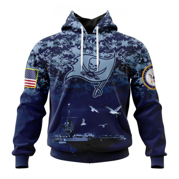 Tampa Bay Buccaneers | Honor US Navy Veterans Hoodies