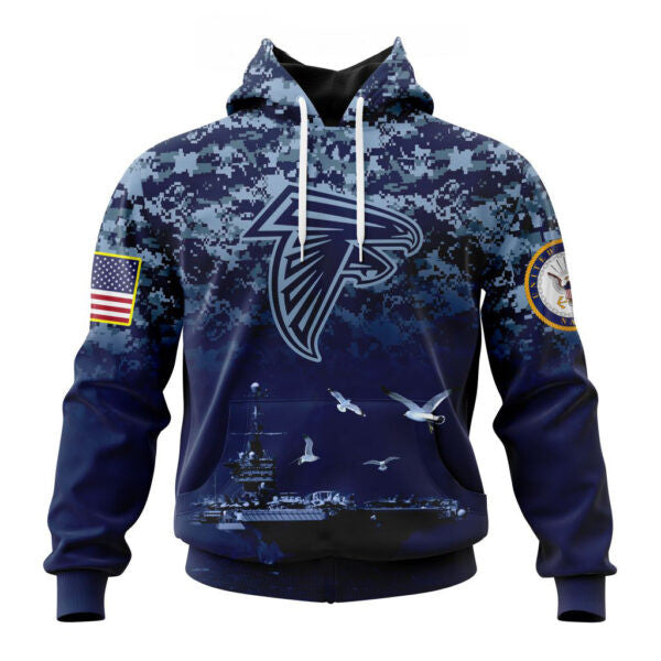 Atlanta Falcons | Honor US Navy Veterans Hoodies