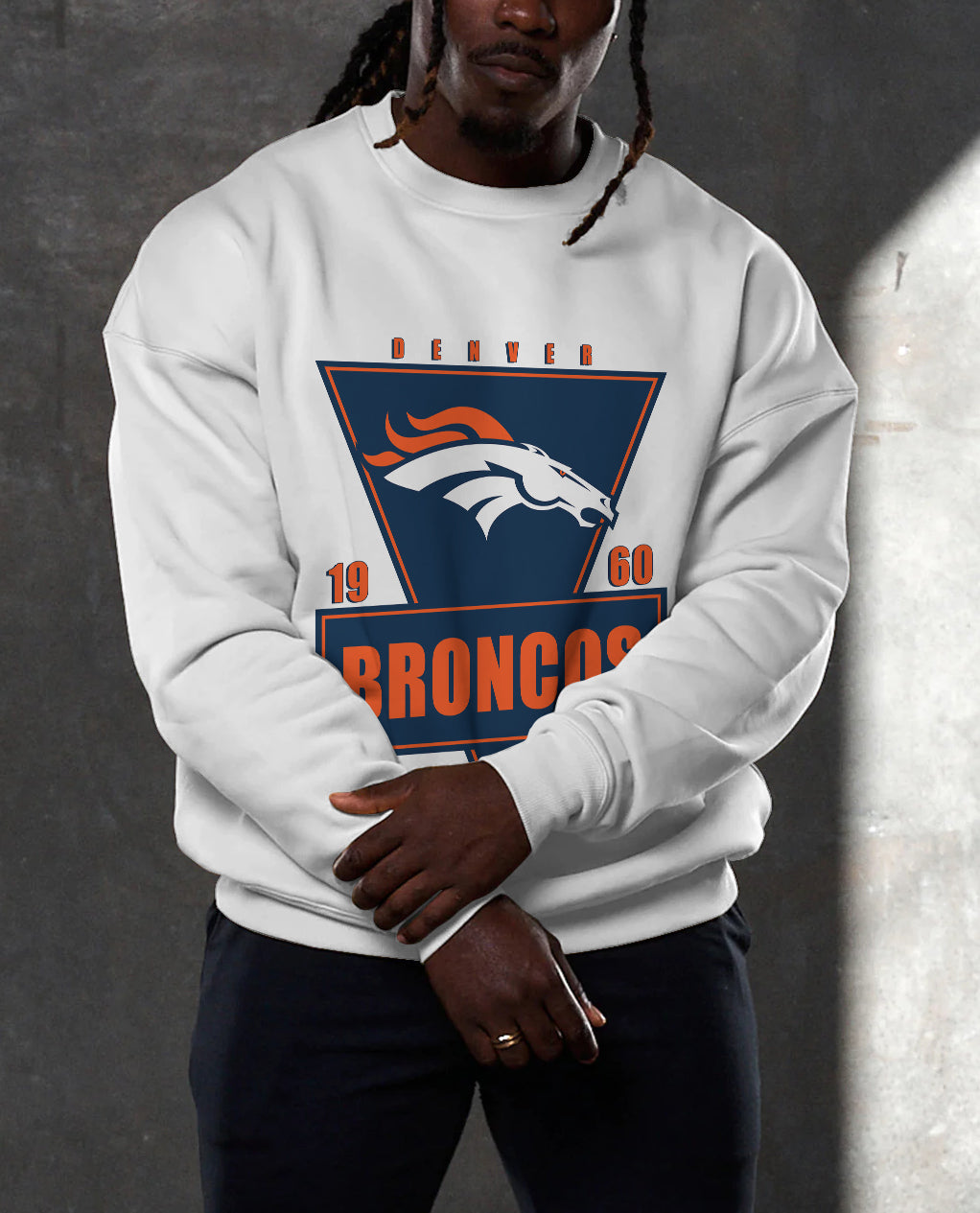 Denver Broncos 3D Limited Edition Crew Neck sweatshirt